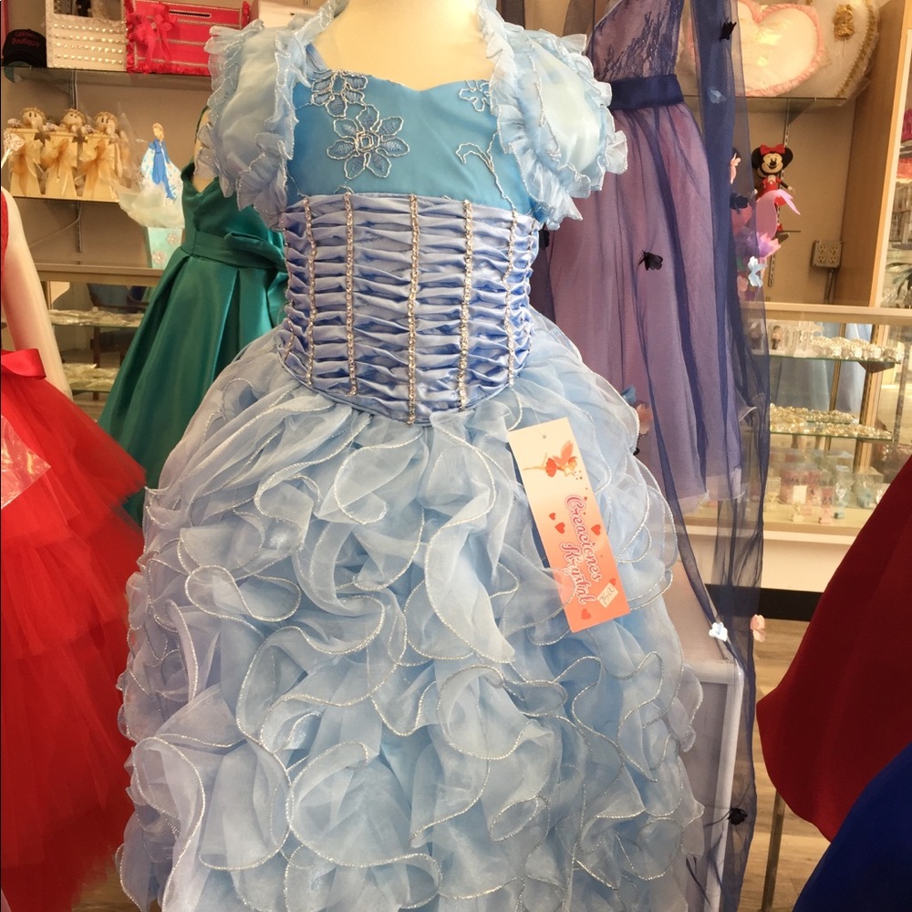 Ruffle little girls dress